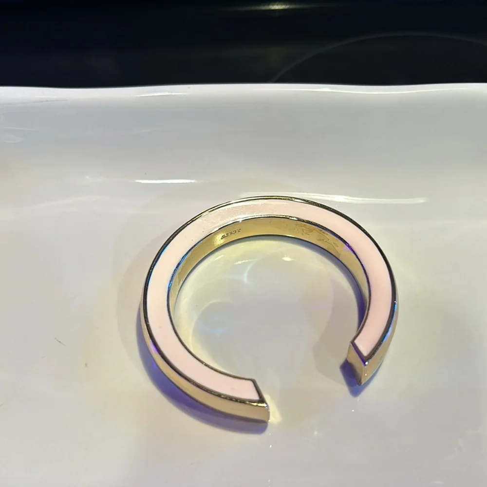 J. Crew Gold and pink Bracelet, 3”